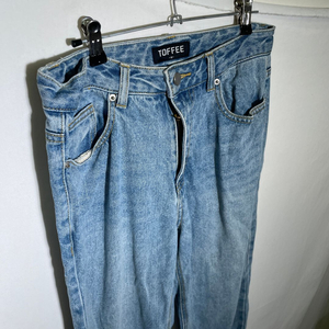 M)토피 연청 청바지 데님