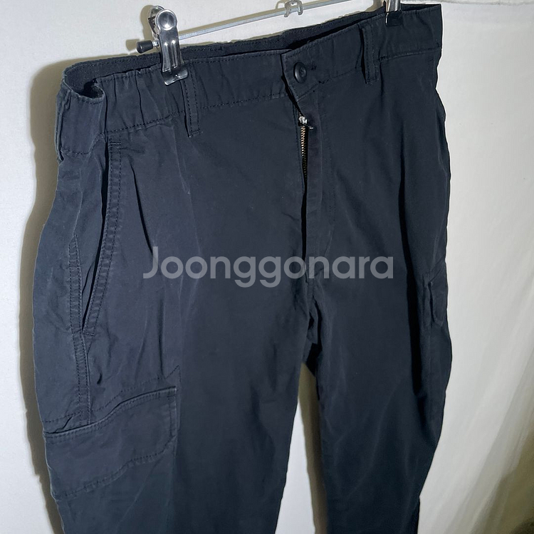 M-L)유니클로 허리밴딩 스판 카고 조거팬츠--0