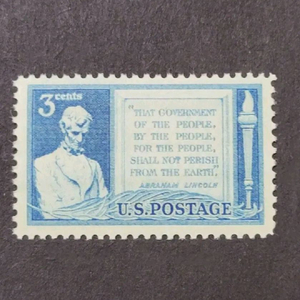 (미국우표) 1948년 미국 제16대아브라함 링컨대통령