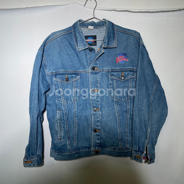L)플래닛할리우드 데님자켓 청자켓--2