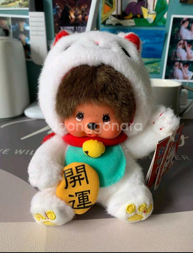 몬치치 행운의 고양이 인형--0