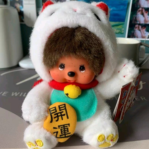 몬치치 행운의 고양이 인형