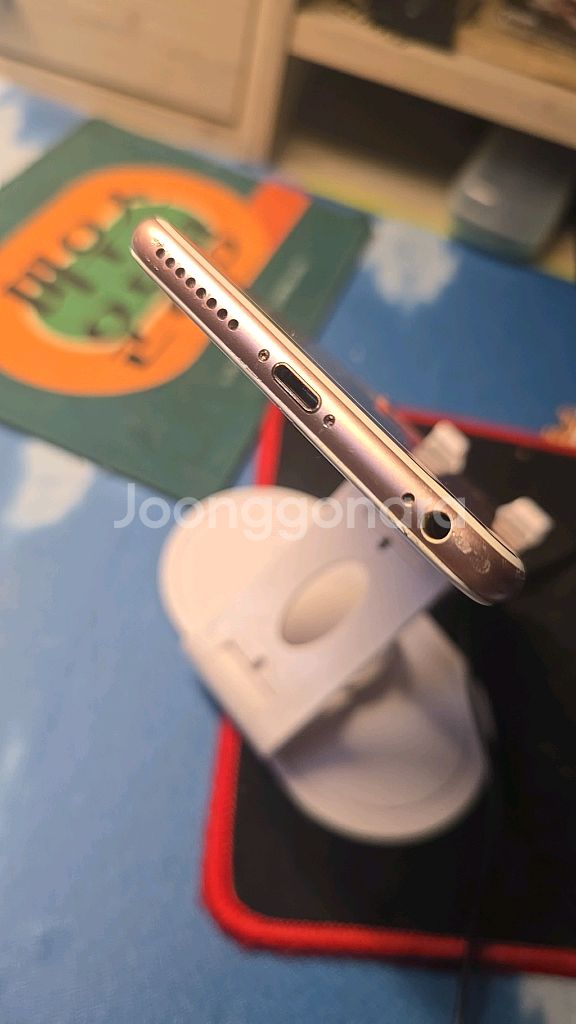 아이폰 6splus 100% 128g 로즈골드--3