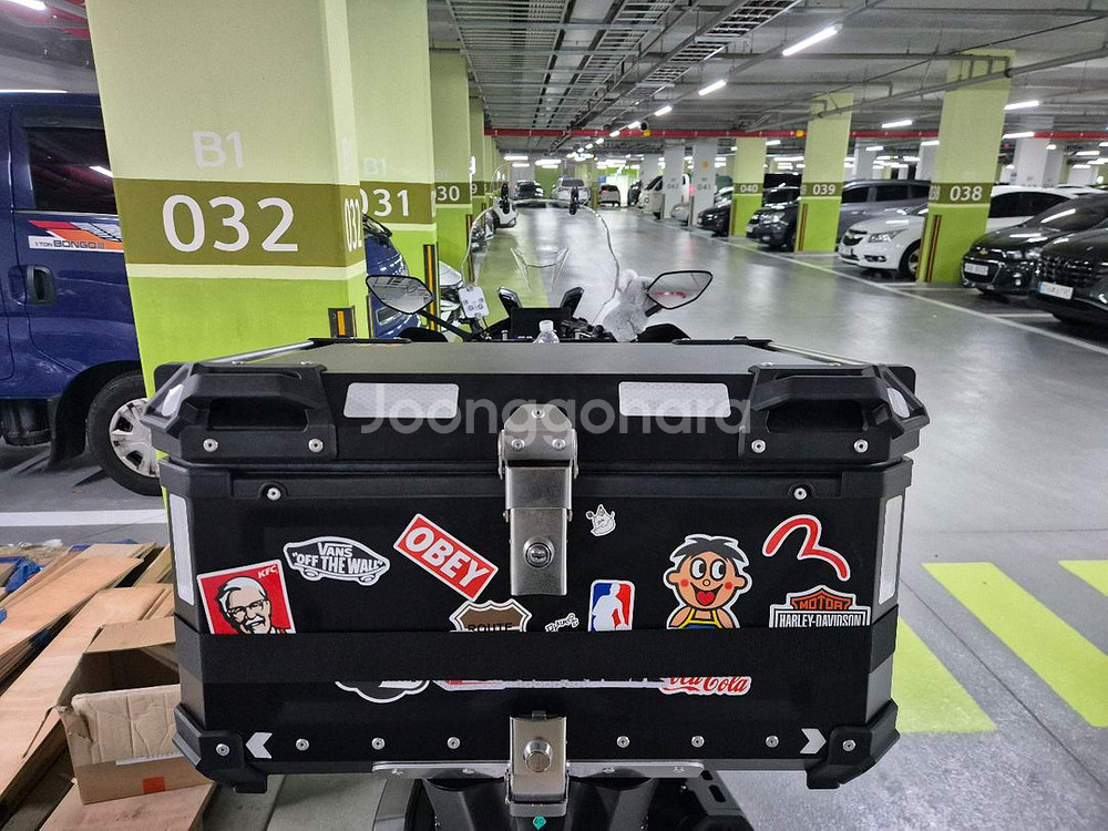 토투 80L 알루미늄 탑박스--0