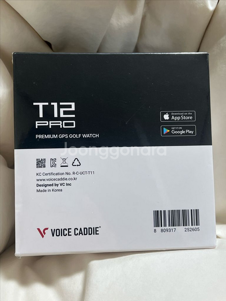 보이스캐디 T12프로 골프워치 미개봉팝니다--1