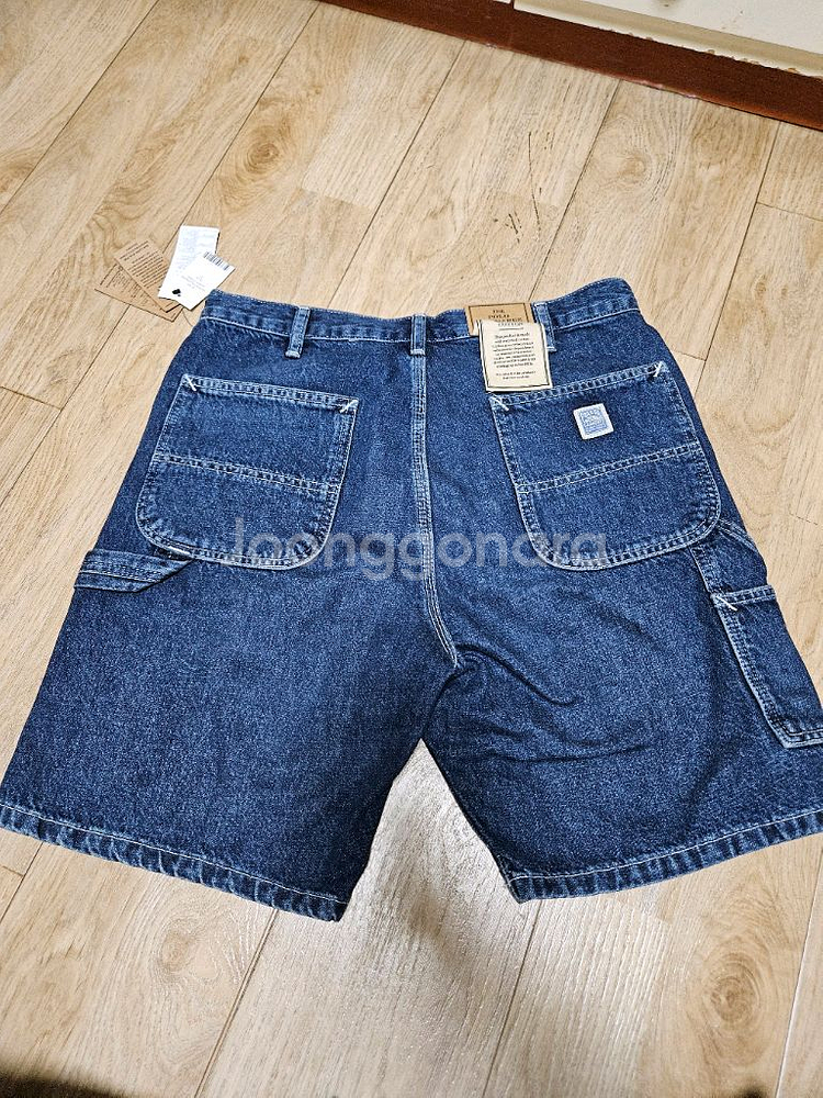 폴로 카펠터 덩거리핏 데님 반바지 31 새제품--2