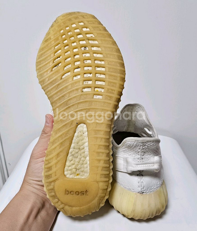 아디다스 이지 부스트 350 V2 크림 화이트 285--5
