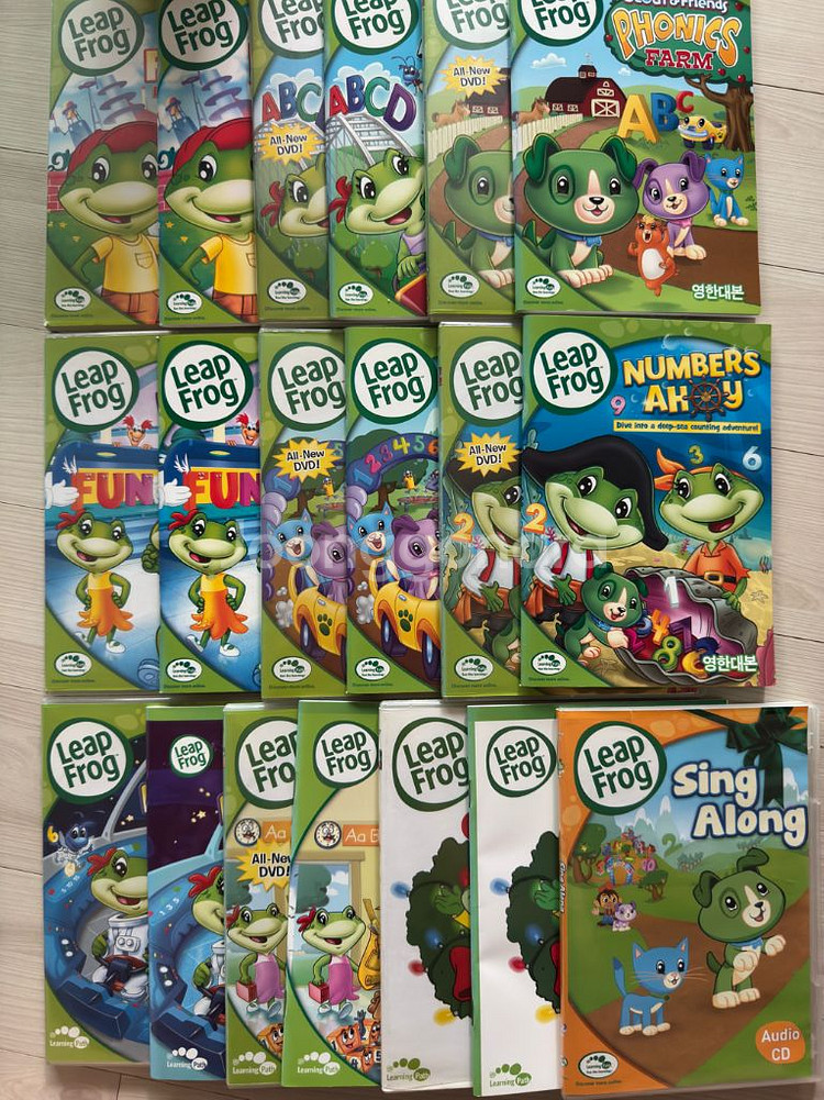 유아 영어 DVD+오디오CD 모음 7개 풀세트--4