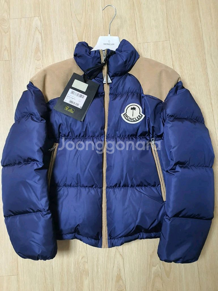 몽클레어x팜엔젤스 켈시 숏패딩/나이트블루/4--1