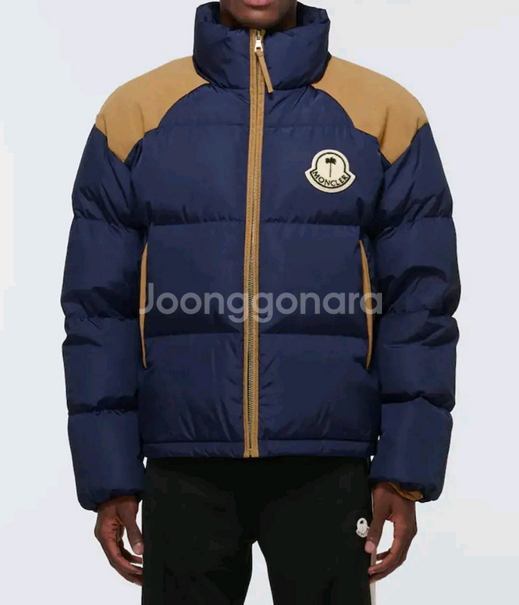 몽클레어x팜엔젤스 켈시 숏패딩/나이트블루/4--0