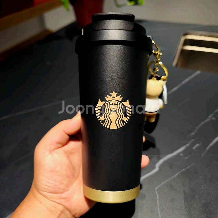 스타벅스 텀블러 보온병 물병 남여공용 선물용도 블랙--0