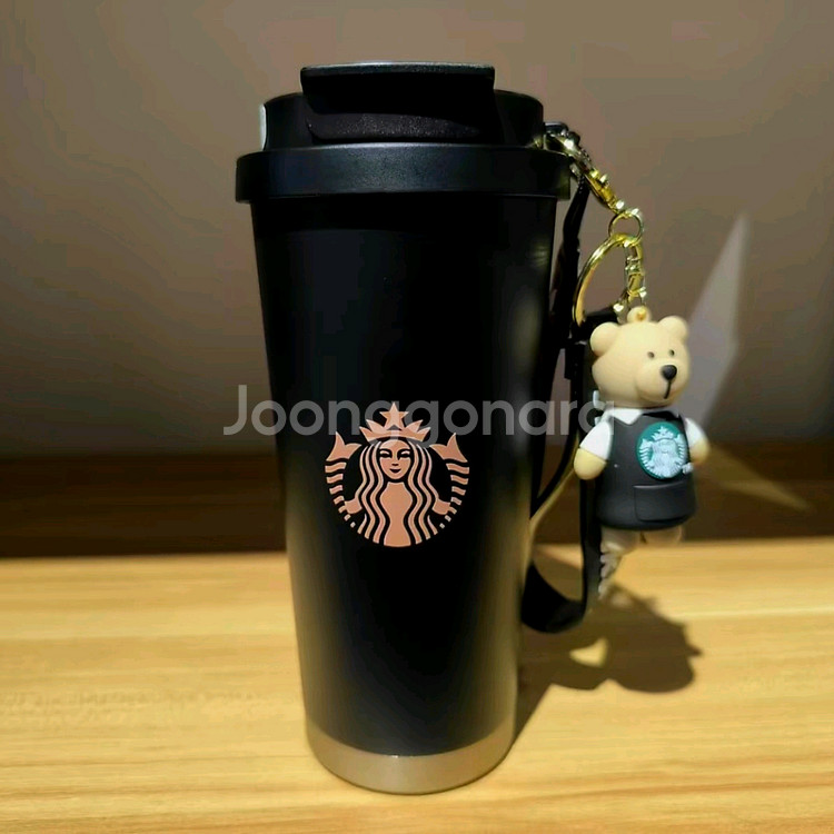 스타벅스 텀블러 보온병 물병 남여공용 선물용도 블랙--1
