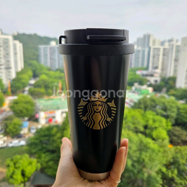 스타벅스 텀블러 보온병 물병 남여공용 선물용도 블랙--7