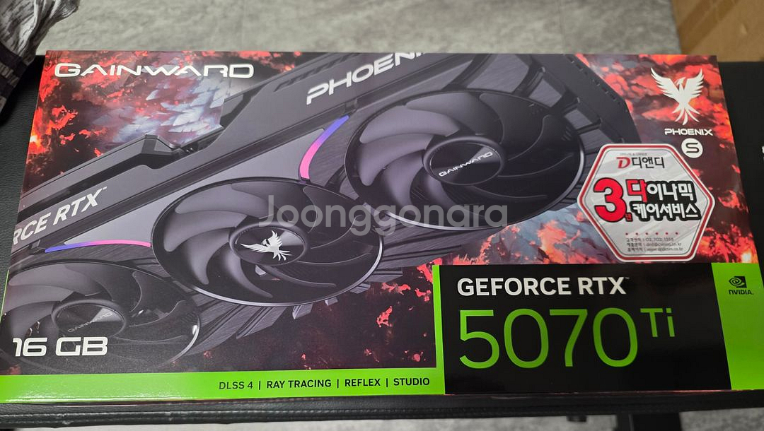 GAINWARD 지포스 RTX 5070 Ti 피닉스-S--0