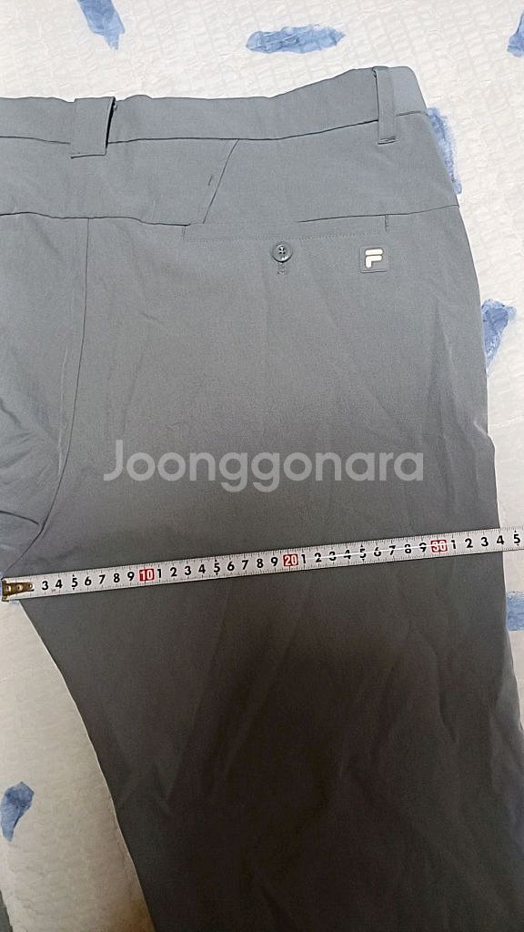 휠라골프 얇은기능성 여름바지 37인치 기장98--6