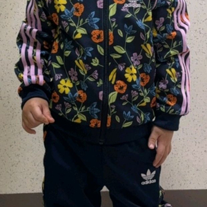 아디다스 힙한 플라워 아동 져지 상하세트 (90)