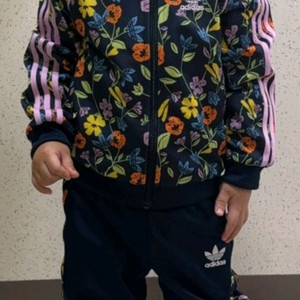 아디다스 힙한 플라워 아동 져지 상하세트 (90)
