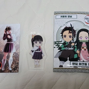 귀멸의칼날 츠유리 카나오 아크릴 블록 애니메이트 특전