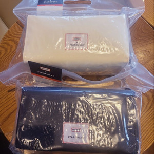 스타벅스 e-프리퀀시 헌터 파우치 블랙 아이보리 판매종