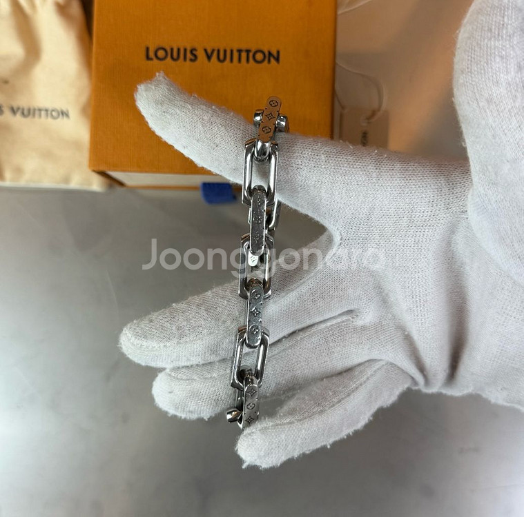 루이비통 버질아블로 모노그램 체인 팔찌--2
