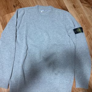 스톤아일랜드 니트 그레이 xl