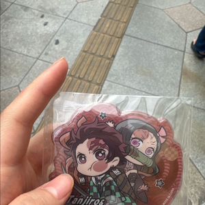 귀칼 탄지로 네즈코 폭신 스티커+렌고쿠 마그넷