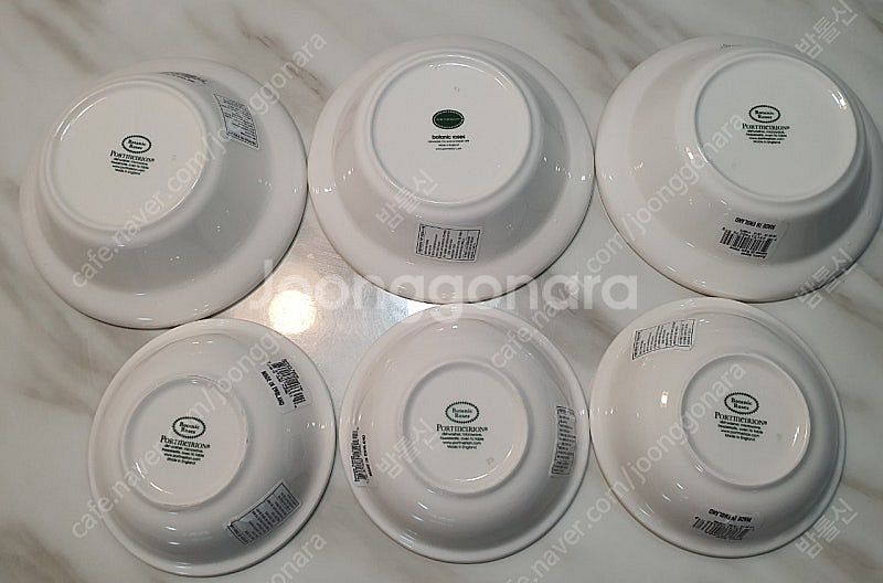 영국포트메리온 보타닉로즈 오트밀 3뉴볼13cm3개일괄값--3