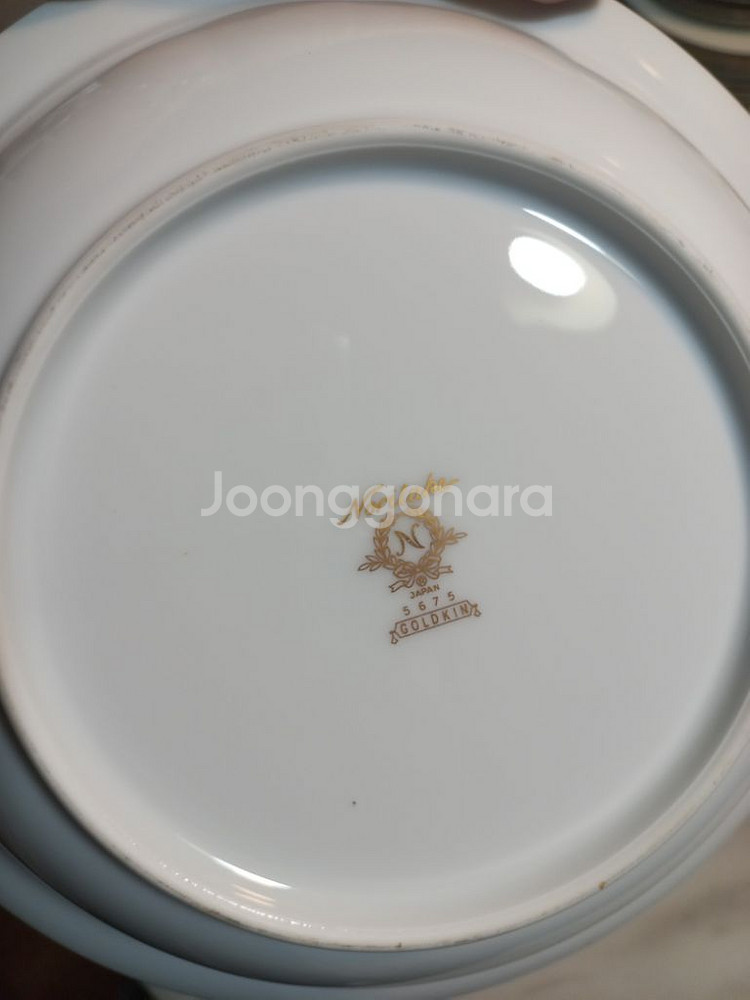 단종 일본제 노리다케 goldkin 12인 디너용 플레--9