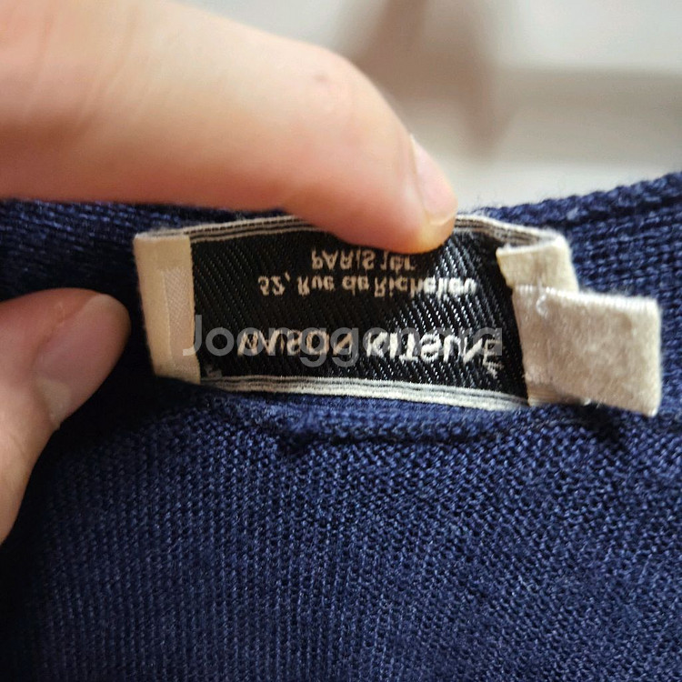 [상태 상]메종키츠네 가디건 네이비 s사이즈 판매! 상--2