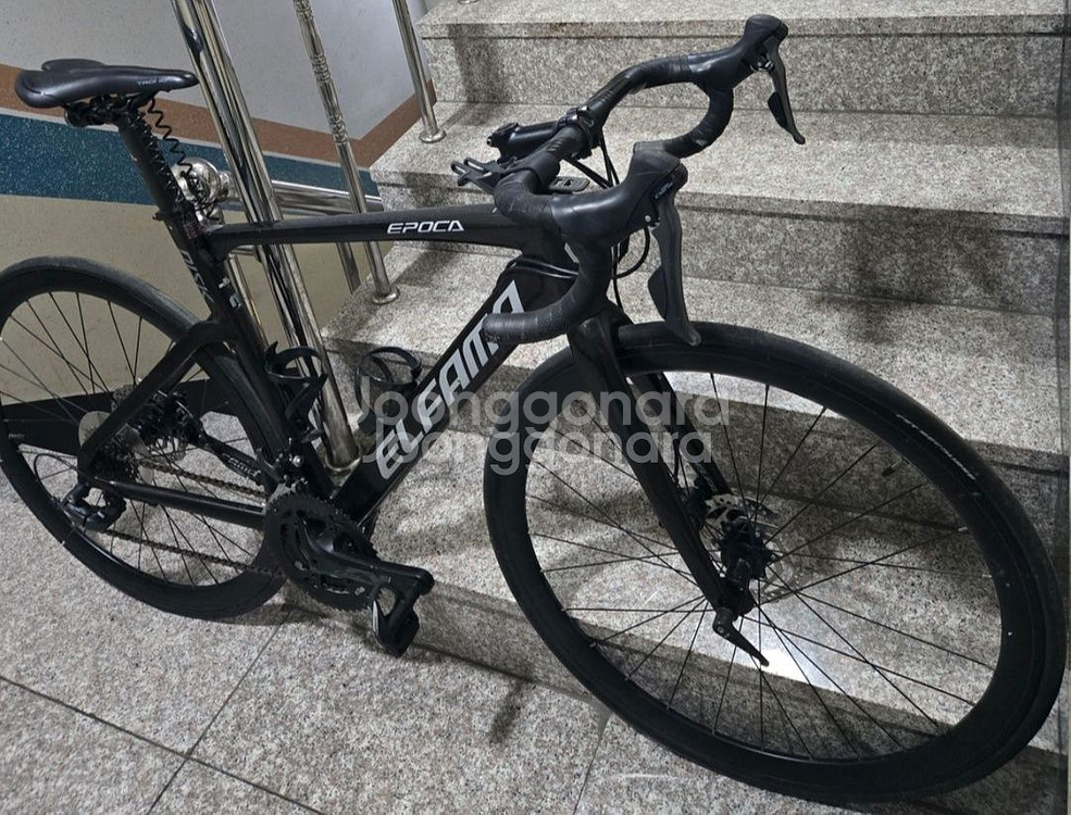 엘파마 로드자전거(멧블랙)--0