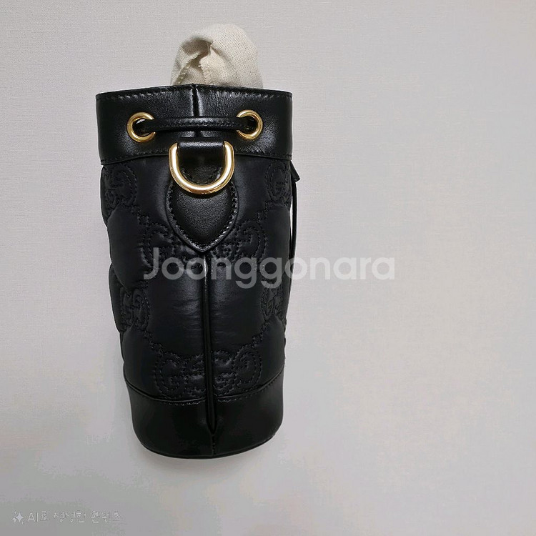 구찌 GG 마테라쎄 나일론 버킷백--2