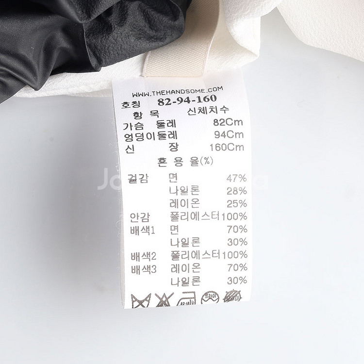 [S]시스템 화이트 레이스 아일렛 반팔 롱 튜닉원피스--6