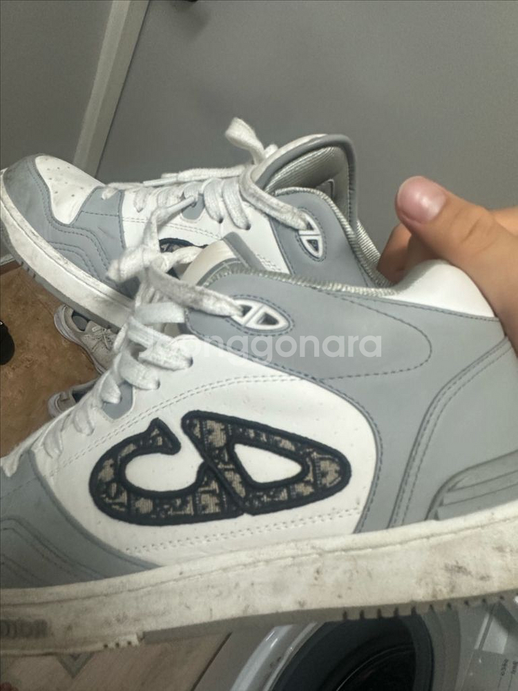 디올 b57 미드탑 스니커즈--0