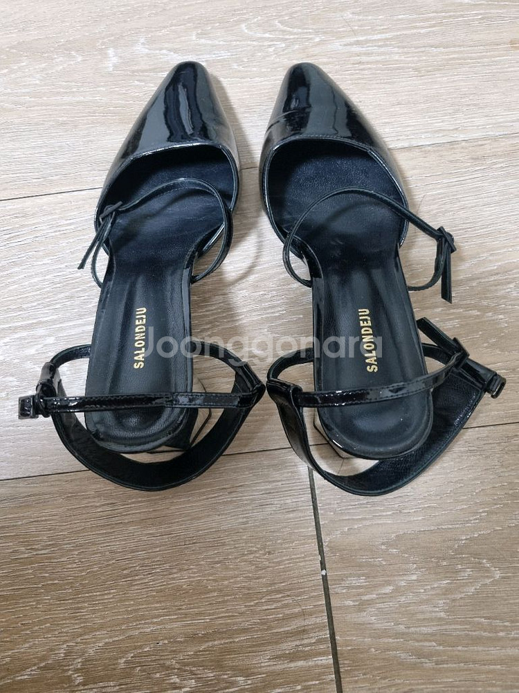 살롱드쥬 블랙 펌프스힐 245--2