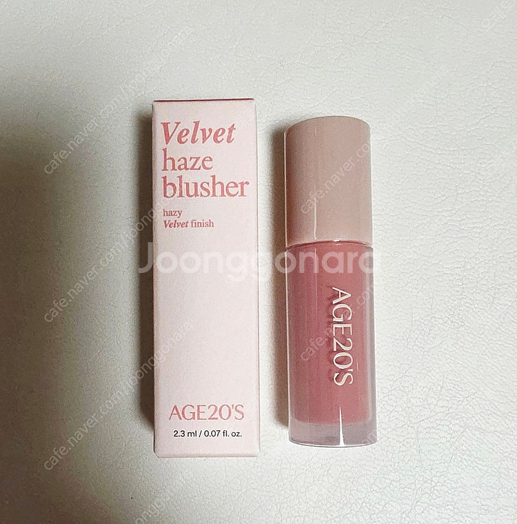 에이지투웨니스 벨벳 헤이즈 블러셔 워터멜론핑크 새제품--0