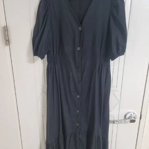 에잇세컨즈 블랙 롱 원피스 L