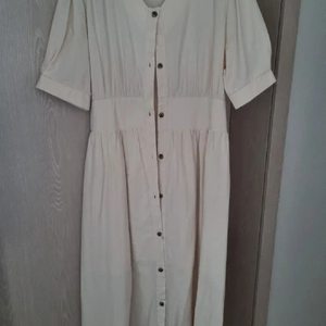 Chili-kek 크림색 롱 원피스 55ㅡ66