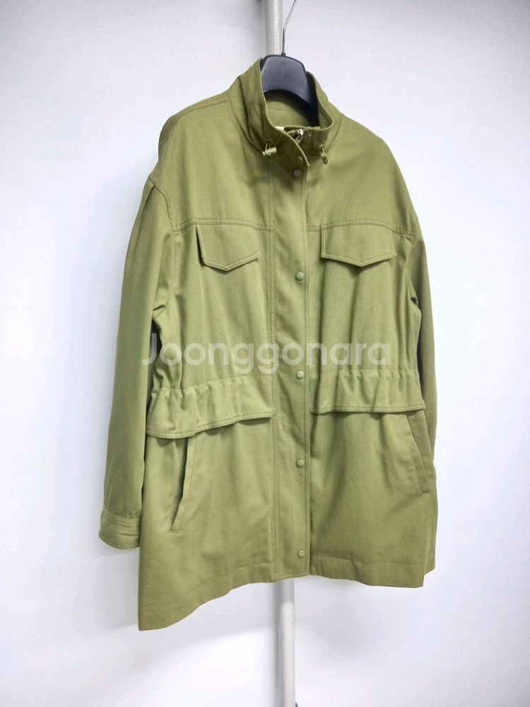 새 써스데이아일랜드 춘추 홀겹 야상 점퍼 66.77--3