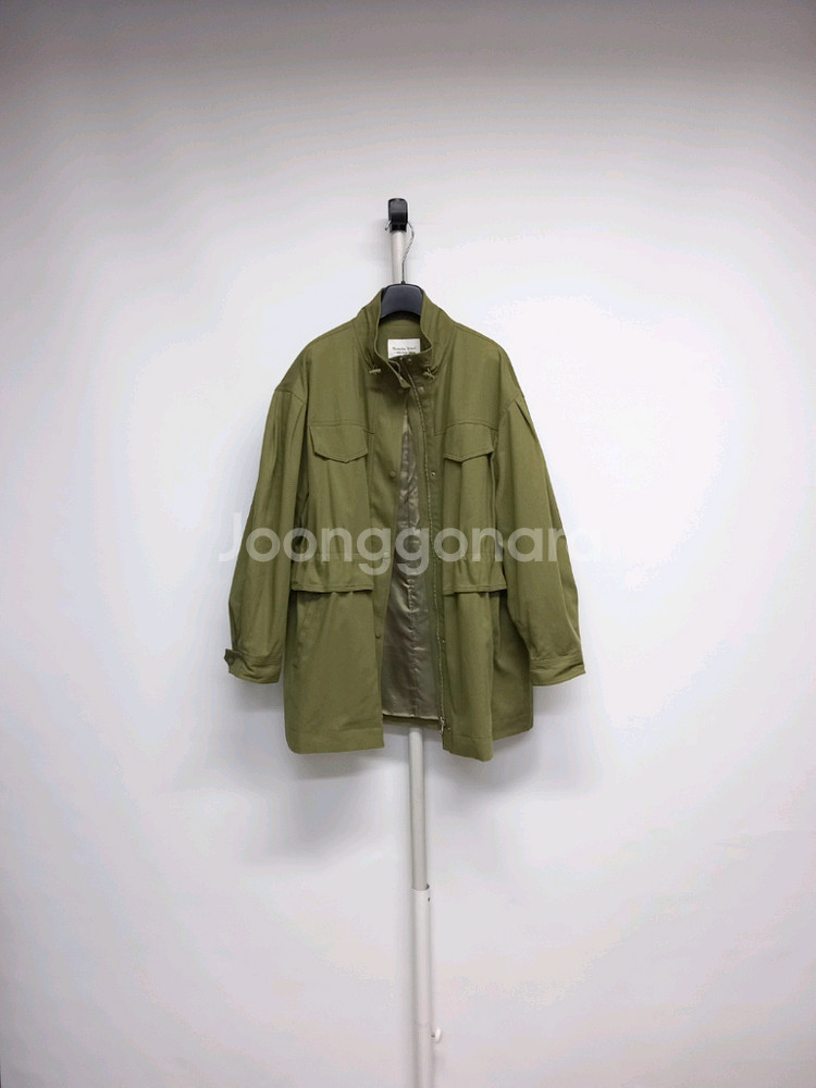 새 써스데이아일랜드 춘추 홀겹 야상 점퍼 66.77--1