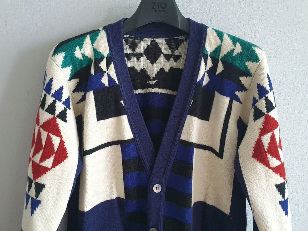 착샷* SACAI 정품 사카이 니트 오버핏 가디건)10--5