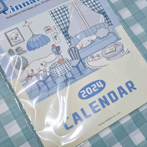 산리오 시나모롤 2024년 달력 캘린더 벽걸이