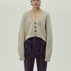 새상품 시눈 니트 가디건 라이트 그레이 sinoon