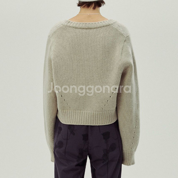 새상품 시눈 니트 가디건 라이트 그레이 sinoon--1