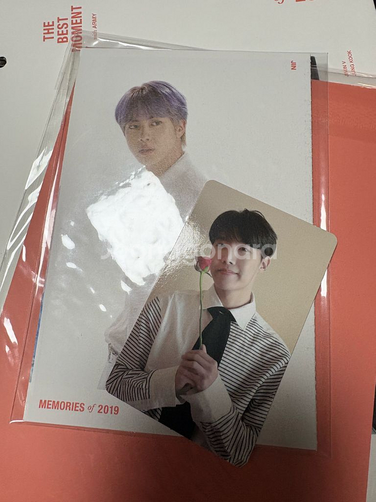 방탄소년단 BTS 메모리즈 2019 포카 제이홉--1