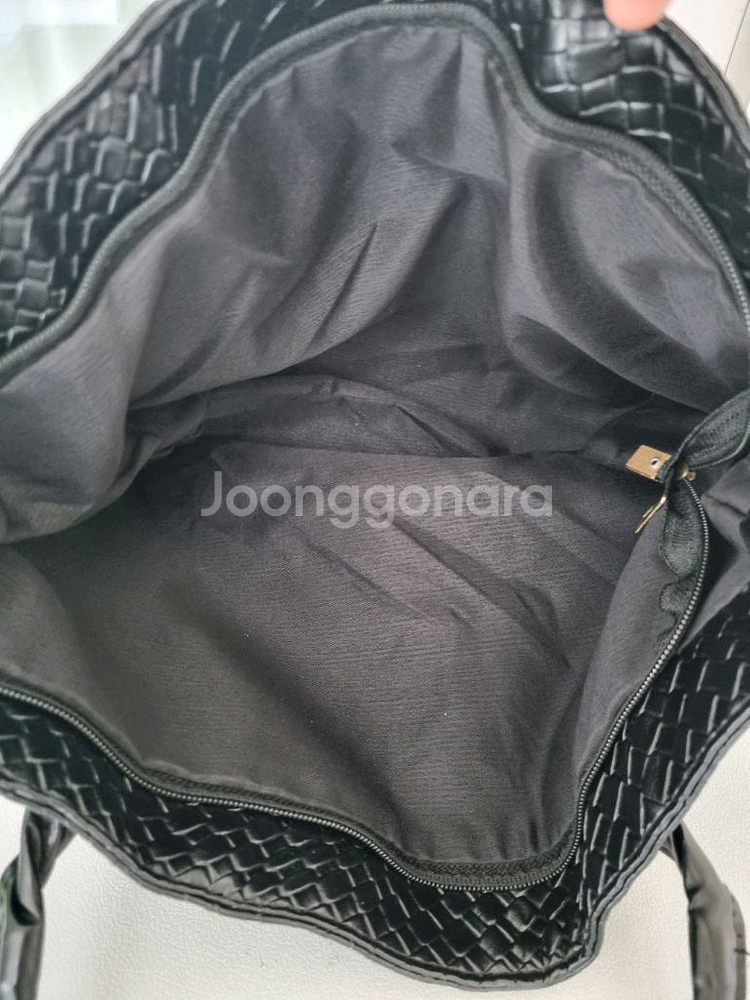 블랙인조피혁. 큰가방 새거--2
