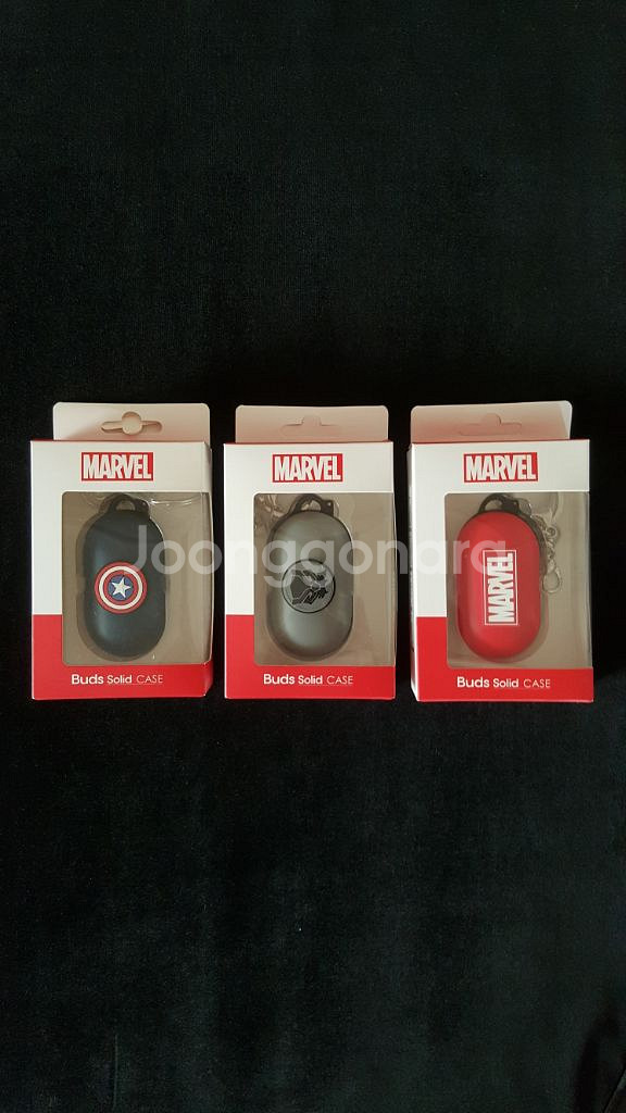 마블 갤럭시 버즈 솔리드 케이스 3종--7