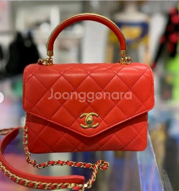 Chanel Calfskin 토트 숄더백 정품--1