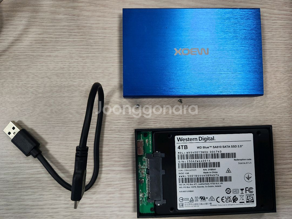 WD(WesternDigital) 4T SSD(외장포함--2