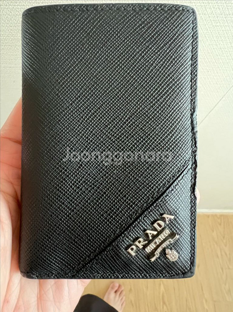 프라다 사피아노 카드지갑--1