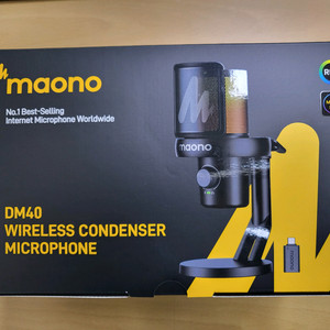 마오노 DM40프로 무선콘덴서 마이크 미개봉새상품팝니